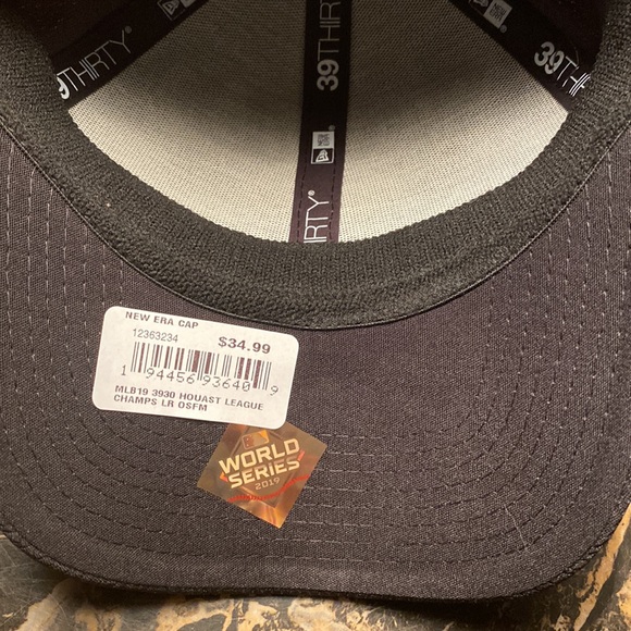 COPY - New Era Houston Astros World Series 2019 Hat Cap Grey Black Logo MLB Bas… - Picture 2 of 6